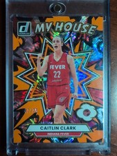 2025 Panini Donruss WNBA - My House Caitlin Clark #4 Orange Fireworks /75
