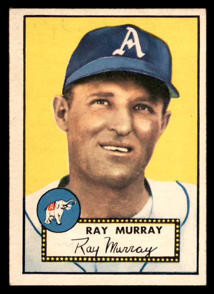 1952 TOPPS #299 RAY MURRAY A'S EX-MT SET BREAK 544364 (KYCARDS)