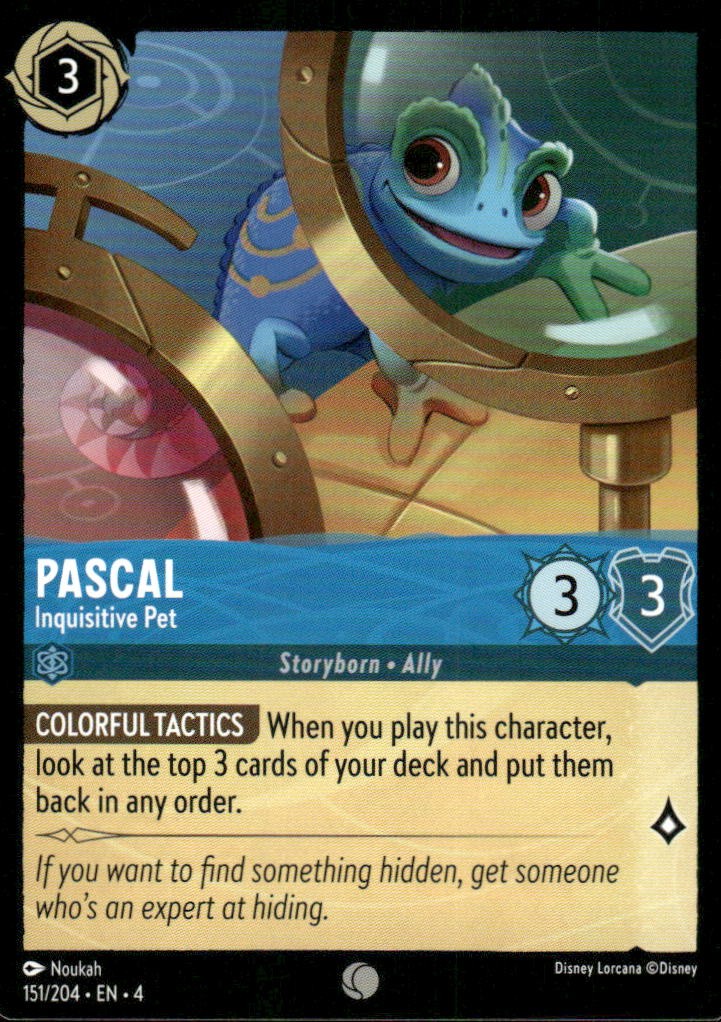 Pascal - Inquisitive Pet Common Ursula's Return Lorcana NM/M 151/204