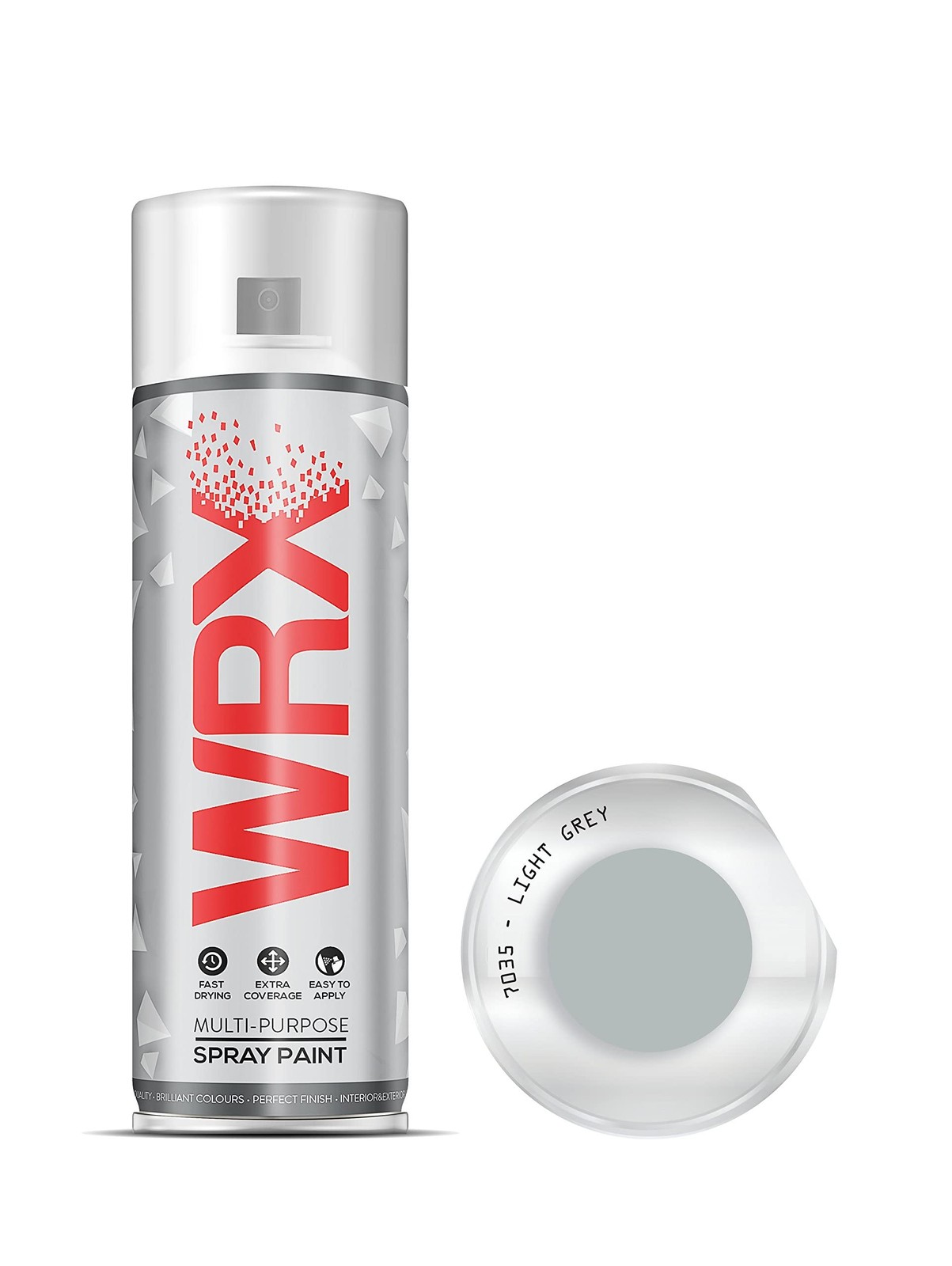 Wrx Light/Grey 6X Flat Spray Paint 400Ml - Image 4