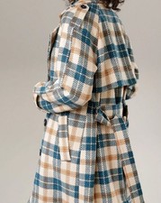 NEU TRENCHSTYLE WINTERMANTEL DOPPELREIHER 42 44 46 ANISTON kariert 140€*51387721