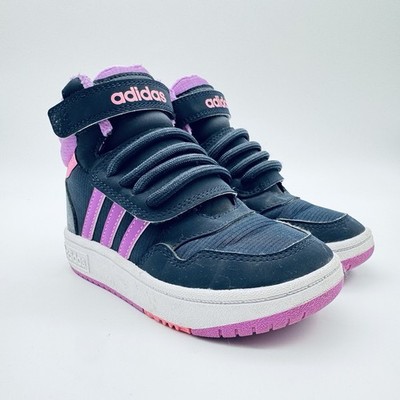 Adidas Hoops Mid 3.0 Schuhe Gr 26,5 Mädchen Sneaker Klettverschluss GW4485