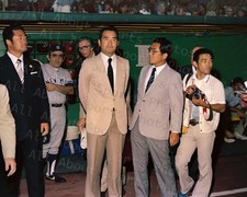 Sadaharu Oh Visits 1982 MLB All Star Game in Montreal Photo Print Poster Japan