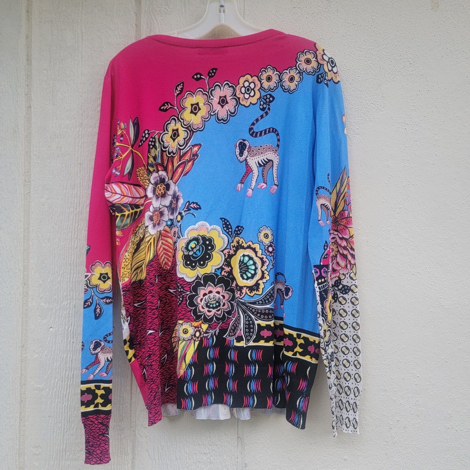 Etro printed multi colored button front silk blen… - image 2