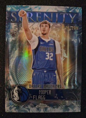 2025-26 Topps Chrome Cooper Flagg Serenity (RC) Teal Refractor /299 #SY-11 ROY