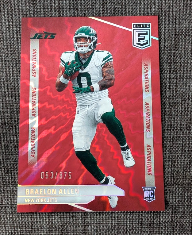 2024 Panini Donruss Elite - Rookies Braelon Allen #194 Aspirations Shimmer /875