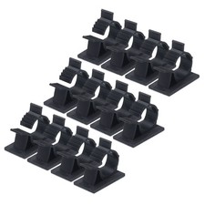 50X 17-20mm Adhesive Cable Management Clip PE Cord Clamps for Network Cable