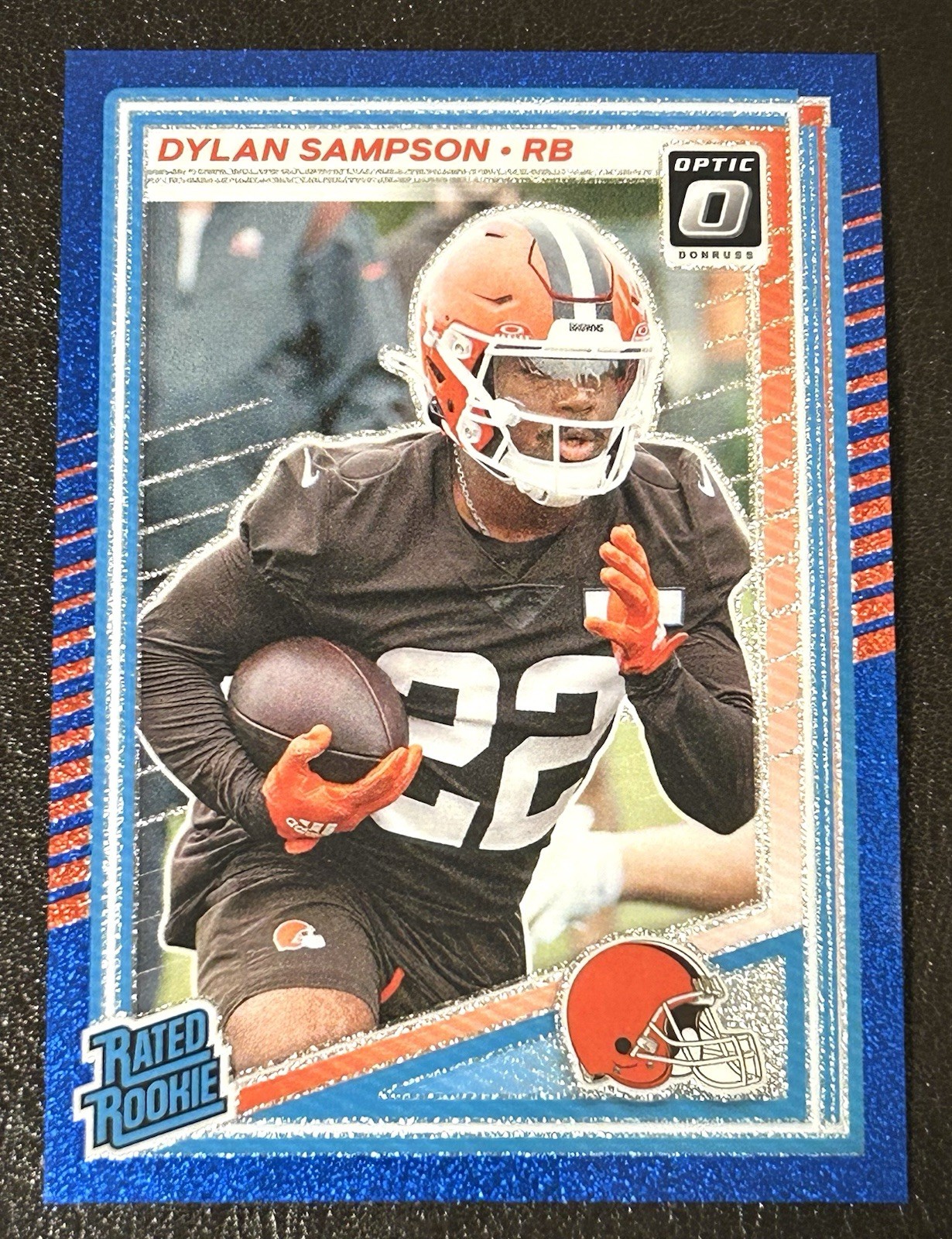 2025 Donruss Optic Dylan Sampson Blue Glitter Rated Rookie RC SP #238