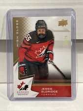 Jessie Eldridge 12/25 High Gloss 2020 Team Canada Juniors Seattle Torrent PWHL