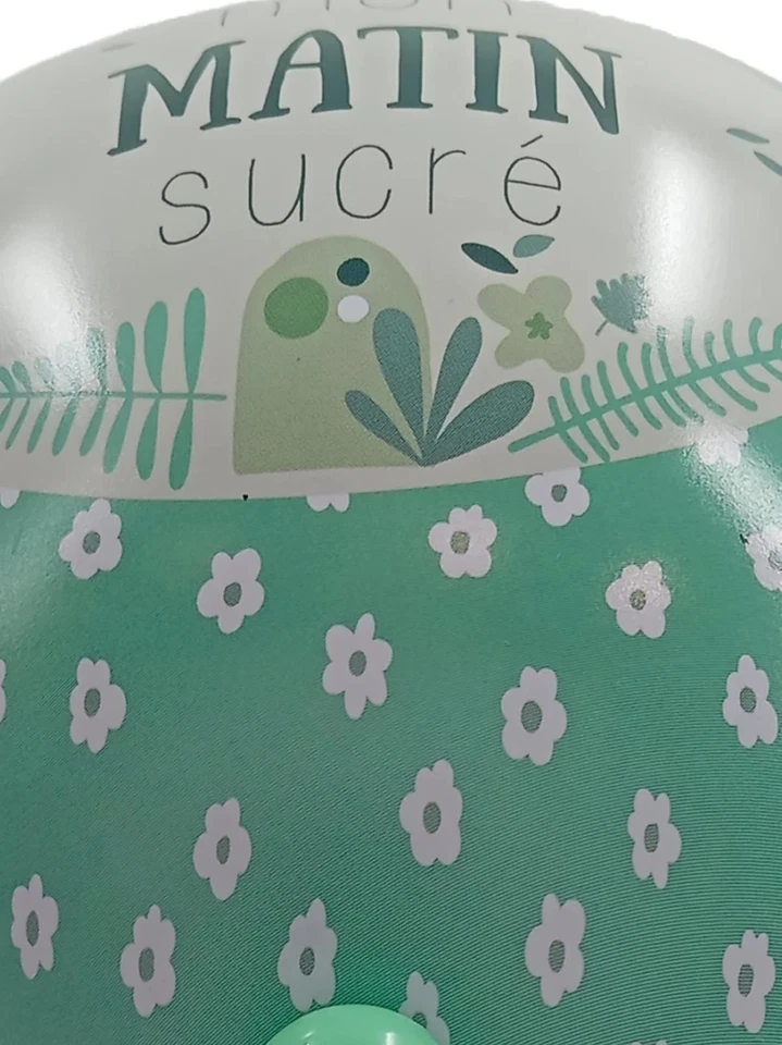 Derrière La Porte Sucrier Vert Matin Sucré Motif Floral Vintage - Photo 4/4