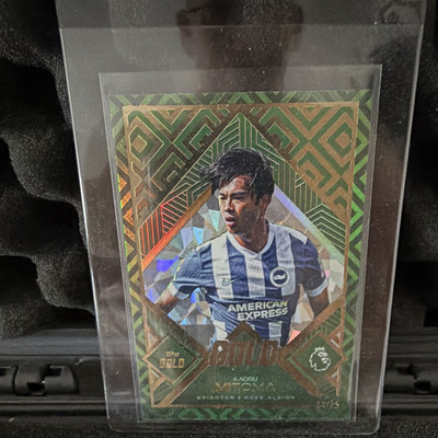 Kaoru Mitoma Brighton & Hove Albion Premier League Gold Parallel Holo /75