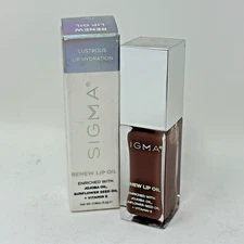 SIGMA Renew Lip Oil TINT, Jojoba Sunflower Seed Oil Hydration High Shine New $28