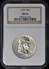 1959 Franklin Half Dollar 50C NGC MS64