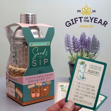 Boxer Gifts Seed to Sip Grow Your Own Cocktails Gift Set - Plant Gifts for Women