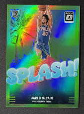 2024-25 Donruss Optic - Splash Jared McCain #/199 Lime Green Prizm Rookie 