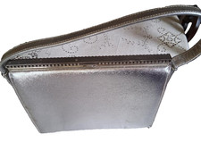 VTG Andrew Geller Silver Metallic Cocktail Purse Very Good Condition