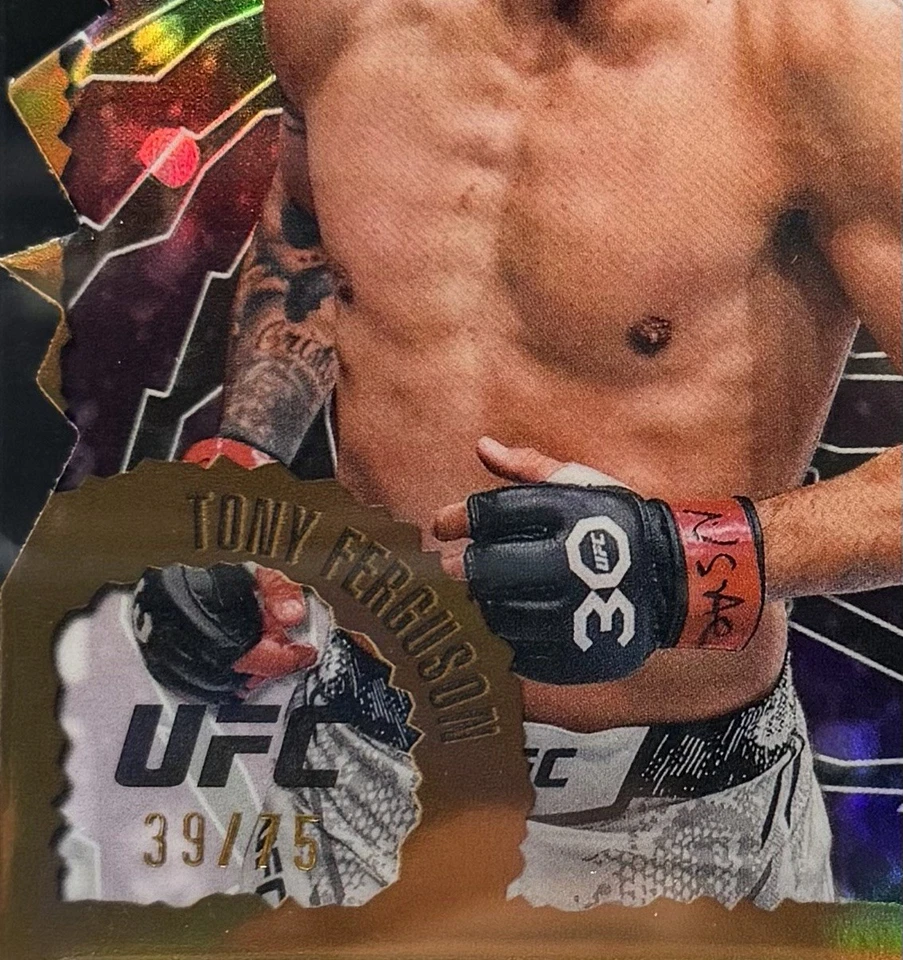 2024 Topps Finest UFC - Intimidators Tony Ferguson #INT-1 Die-Cut Refractor /75 - Image 2 of 3