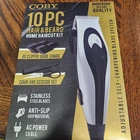 Coby 10 pc hair & beard home haircut kit, Beard Trimmer, Hair Clippers For Men