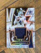 Dak Prescott 2021 Panini Select White Sparks Player Worn Patch #/35