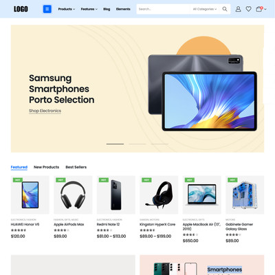 Smartphone Store Website Design zum Verkauf mit kostenlosem VPS Webhosting