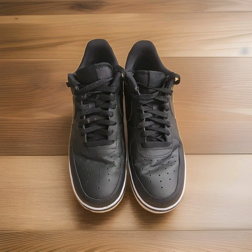 MENS NIKE AIR FORCE 1 '07 LOW BOLD AIR CJ1393-001 BLACK WHITE RARE 11 Heavy Wear - Picture 2 of 8