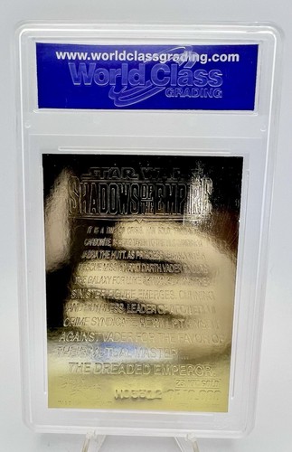 3312/10000 - 1996 Score Board Star Wars 23Kt Gold - Shadows Of The Empire WCG 10 - Picture 2 of 3