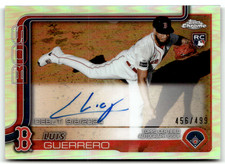 2025 Topps Chrome MLB Luis Guerrero Rookie On-Card Auto 456/499
