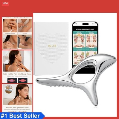 Trigger Point Massage Tool Dual Tips Gua Sha Scraper Fascia Release Muscle