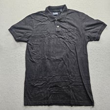Chaps Men's Medium Polo Shirt Dark Gray