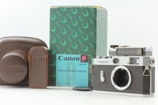 Meter Works Near MINT Box Case Canon P 35mm Rangefinder Film Camera Body JAPAN