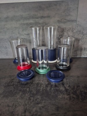 Tupperware 2x  C95 Aroma Mühle , 5 Behälter - Salz-, Pfeffer-, Gewürzmühle