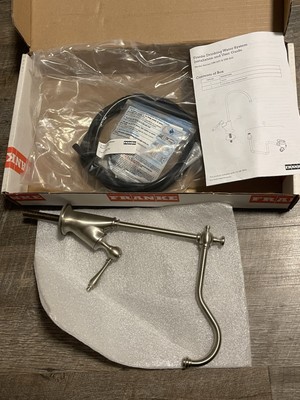 Franke DW280 Faucet Satin Nickel   Cold Water Only   New, Open Box
