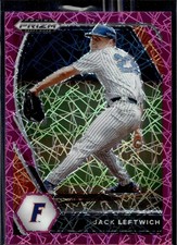 2021 Panini Prizm Draft Picks #PDP197 Jack Leftwich Pink Velocity