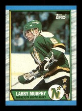  128 Larry Murphy 8 North Stars 1989 Topps Hockey Sports Trading Card TC