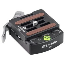 Leofoto Lever Release Clamp with QR Plate LR-50 : NEW, Authentic, Free Ship