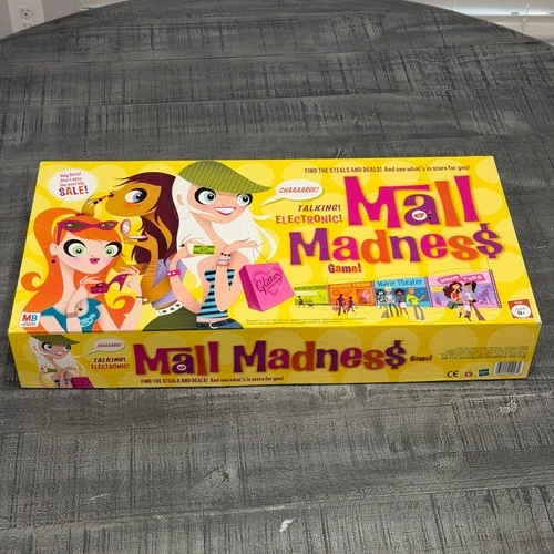 Vintage Mall Madness Electronic Talking Board Game Milton Bradley 2005