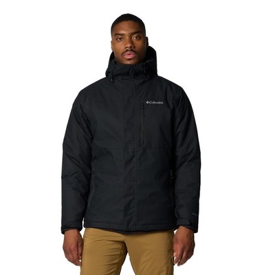 Columbia Men's Tipton Peak III Insulated Jacket Black Large Tall New No Tags
