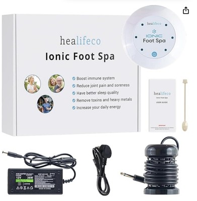 Portable Health Care Foot Spa Detox Ionic Cleanser Machine without Basin Tub