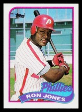 1989 Topps - Ron Jones #349 (RC) Rookie Baseball Card Phillies. rookie card picture