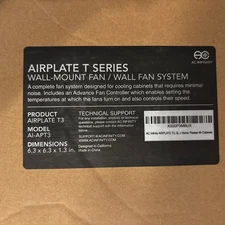 Airplate T Series Wall-Mount Fan Model AI-APT3 Cabinet Cooling System