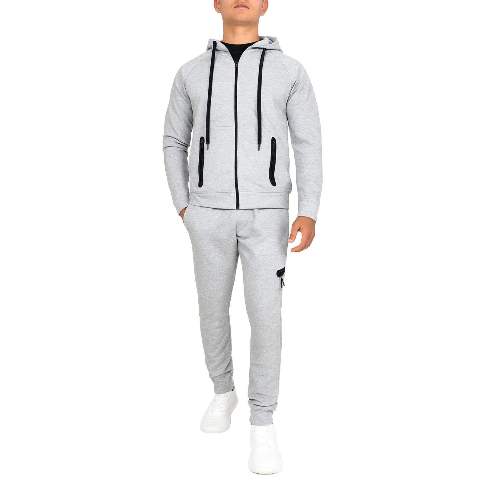 Men’s Tech Fleece Hoodie & Jogger Set – 2-Piece Athletic Tracksuit (size- S–3XL)