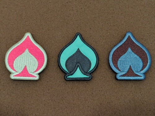 Ballistic Advantage Solitaire Spade Tactical PATCH (Lot of 3) SHOT SHOW 2025 #C - 第 1/2 張圖片