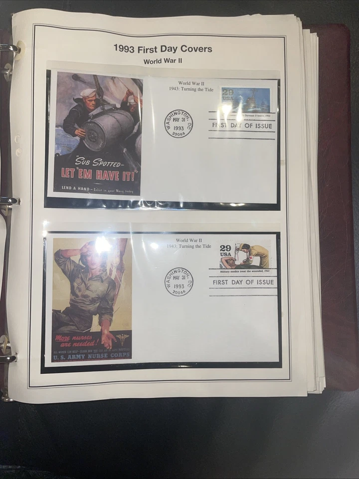 1993 HERITAGE First Day Cover Collection W/Binder - Image 3 of 4