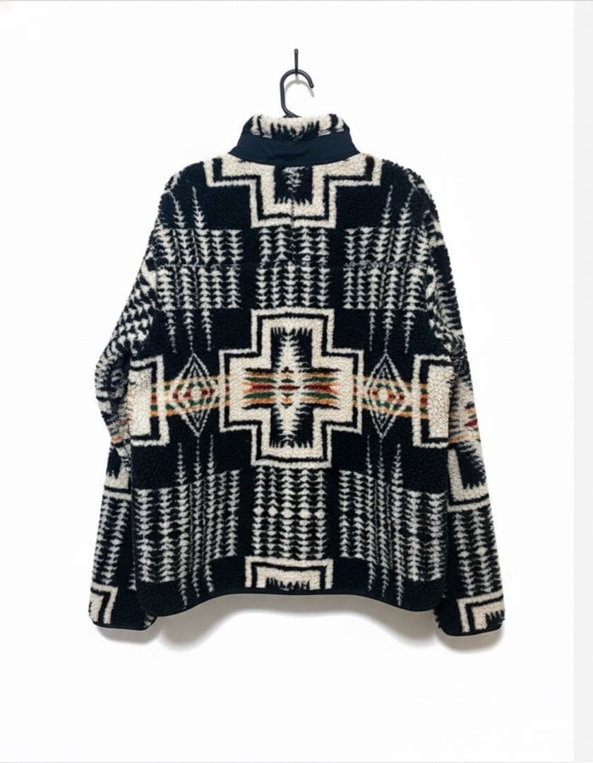 Pendleton Native Pattern Fleece Jacket L Extremel… - image 2