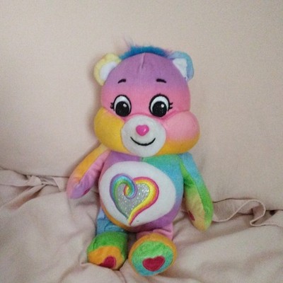 Care Bears Love-a-Lot Bear Multicolor Plush Teddy with Heart Design