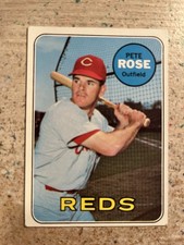 Pete Rose 1969 Topps near mint #120 . ￼ no crease. P54