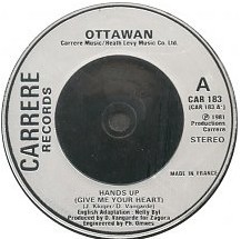 Ottawan - Hands Up (Give Me Your Heart) (7'', Single, Sil)