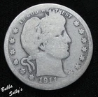 1911-P Barber Quarter — photo from another recent sale