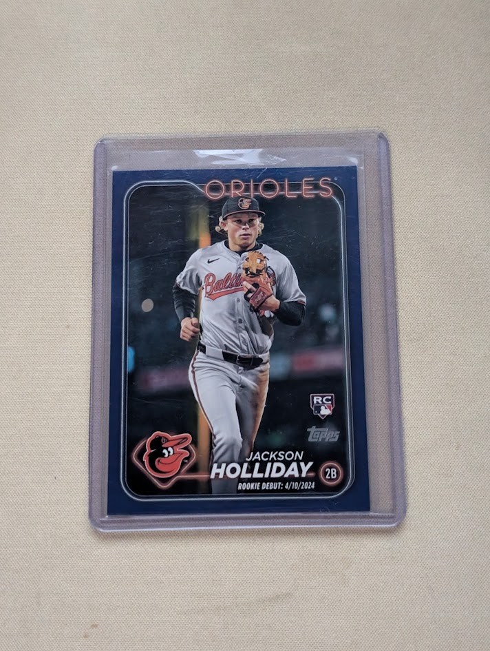2024 Topps Update #US97 Jackson Holliday Rookie Debut Royal Blue