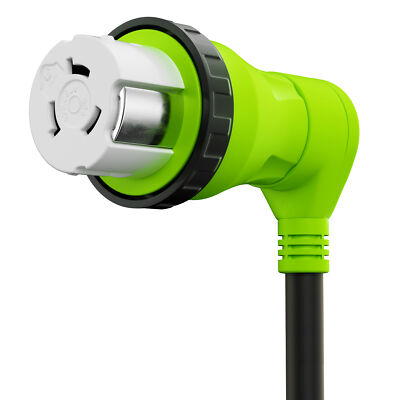 Adattatore Cavo RV 30 Amp Maschio A 30 Amp Twist Lock Femmina 12 Pollici Per Camper - Foto 3